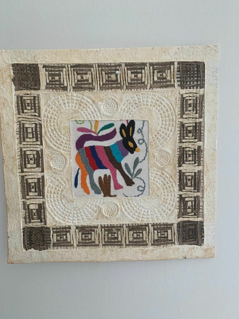 Lienzo Bordado Ñondo 40 cm Burro