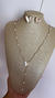 CONJUNTO COLAR + BRINCO BORBOLETA MADREPÉROLA - FOLHEADO A OURO - comprar online