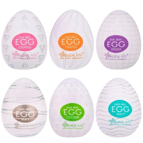Egg Masturbador Masculino Com Textura Massageadora Magical Kiss - Sex Shop
