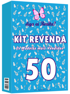 Kit 50 Cartelas de Películas Para Unhas