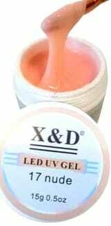 Gel X&D 17 Nude 15g Original Para Alongamento Unhas Gel - Diga aí Bonita? | Películas e Adesivos para Unhas, Produtos de Beleza