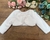 Bolero infantil rosa pelinho pele branco off white bebe na internet