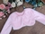 Bolero infantil rosa pelinho pele branco off white bebe - loja online