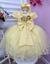 Vestido infantil amarelo Bela e a fera luxo 1 aninho a 3 ano na internet