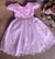 Vestido jardim encantado rosa lilas azul 1 ano a 3 aninhos na internet