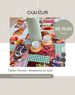 Toalha de Mesa PVC, Térmica, Plástica, Impermeável para 4 lugares 140x140 e 6 lugares 220X140. Estampa Cesta Verão - comprar online