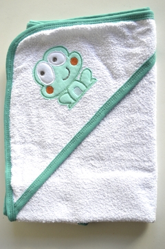 Toalla Bordada con capucha - July baby
