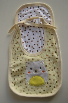 Set Pintitas (6 baberos + 6 bajitas) - July baby