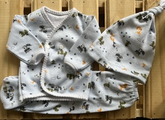 Set Estampado de algodón peinado (x3) - July baby