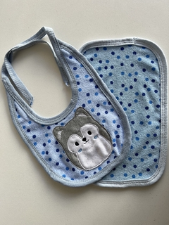 Set Pintitas (6 baberos + 6 bajitas) - comprar online