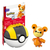 Mega C. Pokémon Jogo De Construção Pokébola Mattel-teddiursa
