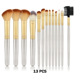 13 pçs pincéis de maquiagem conjunto macio fofo cosméticos fundação em pó na internet