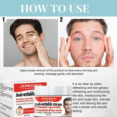 Creme para Homens anti-envelhecimento hidratante hialurônico anti-rugas