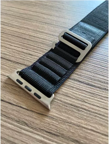 Pulsera alpino cinta de esporte de náilon para apple assistir banda ultra 49mm 45mm 41mm 44mm 40mm pulseira correa iwatch série 8 7 se 6 5 4 3 4.5
