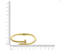 Bracelete Dourado Ponto De Luz - Danièlle Tournier Acessórios