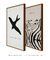 Conjunto 2 Quadros Decorativos - The Art of Simplicity e Abstract - okla