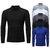 Outono Inverno Mens T-shirt dos homens Half-gola Assentamento Fina Térmica Fino
