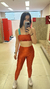 Conjunto texturizado - Laranja, Lilás e Azul - comprar online