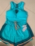 CONJUNTO SHORT E TOP VERDE