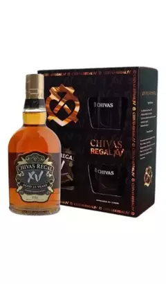 Estuche Chivas XV con vasos