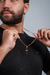 CORRENTE LACRAIA 3MM BANHADOS A OURO 18K