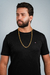 CORRENTE CADEADO 8MM BANHADO A OURO 18K - loja online