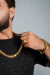 CORRENTE DUBAI 13MM BANHADO A OURO 18K - comprar online