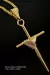 Imagem do CORRENTE 3x1 FIGARO 2MM + PINGENTE CRUZ BANHADOS A OURO 18K