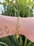PULSEIRA GRUMET CUBAN 6MM BANHADA A OURO 18K na internet