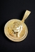 PINGENTE FACE DE CRISTO PLACA M001 BANHADO A OURO 18K IDEAL PARA CORRENTES 08MM A 13MM - comprar online