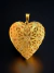CORRENTE COM PINGENTE FEMININA CADEADO 6MM X 45CM BANHADA A OURO 18K - Legacy Joias