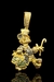 PINGENTE TIO PATINHAS M001 BANHADO A OURO 18K IDEAL PARA CORRENTES 8MM A 13MM