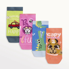 ZOQUETE DE NIÑO ESTAMPADO (61 T2 FLO)