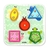 Torre de encaixe cores e formas - comprar online
