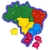 Quebra-cabeça Mapa do Brasil - comprar online