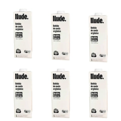 Kit com 6 Bebidas de Aveia Desnatado - Nude