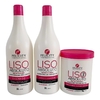 Kit Liso absoluto Shampoo, condicionador e Mascara 3x1L