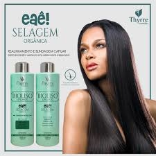 Kit Selagem termica Organica Bio Liso Thyrre 2x500ml na internet