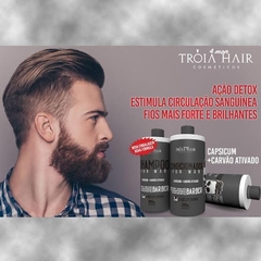 Kit Shampoo e Condicionador Cabelo e Barba 4Man Tróia Hair na internet