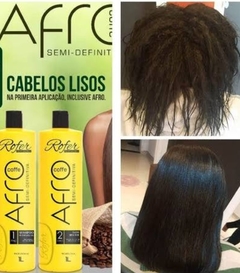 Kit Semi Definitiva Afro Rofer Profissional 2x500ml - Mary beauty's