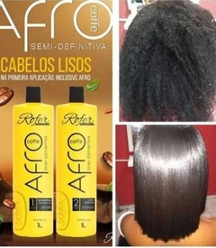 Kit Semi Definitiva Afro Rofer Profissional 2x500ml - comprar online