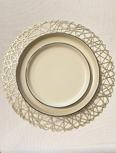 Plato playo “Cream” x6 unid. - comprar online