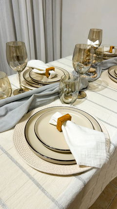 Mantel “Lurex” Plata