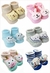 Pantufa com Chocalho Meia Antiderrapante para Bebê Clingo