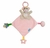 Naninha Com Mordedor e Prendedor De Chupeta Urso Rosa Clingo