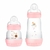 Kit Mamadeira Mam Easy Start Anticolica Starter Set 130 e 260ml + Porta leite em Pó Dosador Com 3 Divisórias Rosa - comprar online