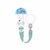 Prendedor De Chupeta Mam Clip It Cover C/ Protetor De Bico 0m+ Azul