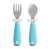 Conjunto Talher Garfo e Colher em Inox Munchkin Com Limitador 12m+ - RM Imports Babies