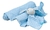 Kit Naninha + Cobertor Infantil Azul Coelho Clingo