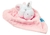 Kit Naninha + Cobertor Infantil Rosa Unicornio Clingo - RM Imports Babies